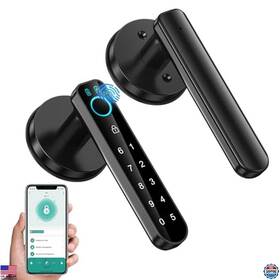 Cg002 Brand Offtv Smart Biometric Fingerprint Door Lock - Keyless Entry Handle With App Control