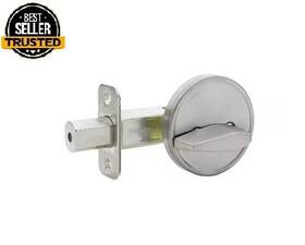 Branded 726085019309 One Sided 1/2 Bore Satin Stainless Deadbolt. Free Shipping