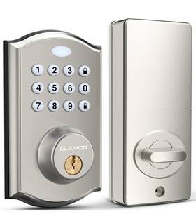 B09pyw Branded Mechanical Keyless Entry Door Lock Digital Code Keypad Knob Combination Deadbolt