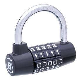 167-73001 Brinks 2-7/8in Small U-bar Resettable Combination Padlock Black