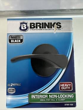 2730-122 Brinks Heavy Duty Matte Black