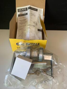 Sl-00lc Cal-royal Entrance Cylinder Lockset - Complete In Box