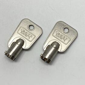 R16022 Camlock Systems Set Of 2 Keys Tubular Barrel Brass Key Vending Security