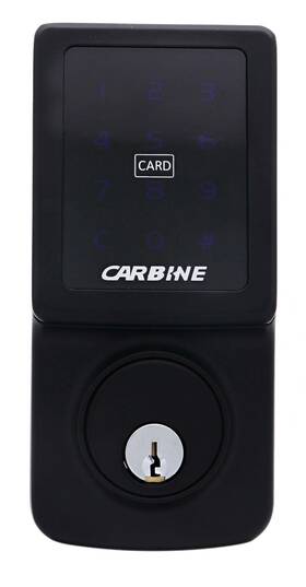 Cel3in1 Carbine 313365265757 Carbine- Electronic Deadbolt Matte Black
