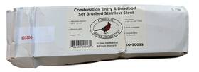 Co-500ss Cardinal Home Products Combination Entry And Deadbolt Set Brushed Stainless Steel - Co500ss