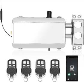Casmer 711181556186 Remote Control Deadbolt Lock Anti-theft Keyless Rv Door Locks With 4 Remotes Co