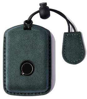 Cg-zz-000101 Cgzowyu Suede Genuine Leather Key Fob Cover Compatible With Volvo Smart Car A
