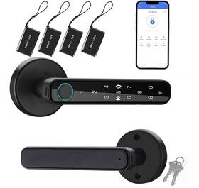 Changshanbrothers 757725199426 Fingerprint Door Lock Biometric Keyless Entry Keypad D