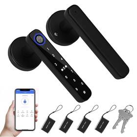 Changshanbrothers 757725224913 Smart Fingerprint Door Lock With App Keyless Entry Set Keypad