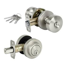 8627sn Cielsa Dawn Door Knobs Exterior Lock Set With Deadbolt Single Cylinder Doo