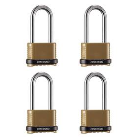 325614 Cincinno Heavy Duty Combination Lock 4-digit Combo With Long Shackle We