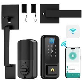 Cinop 635405409440 Wifi Front Door Lock Set Smart Locks For Keypad With H