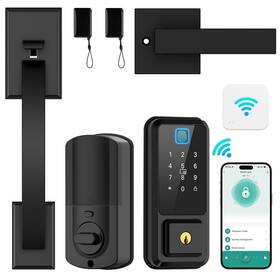 Cinop 635405409679 Wifi Front Door Lock Set Smart Locks For Keypad Keyle