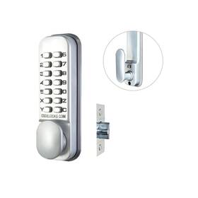 0155-sg Codelocks 0155 Sg Cl155 Mortice Latch Mechanical Lock Silver Grey