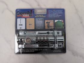 Combi 027536960028 Combination Sliding Bolt Lock Versatile Keyless Security Solution New