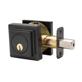Dbs2410tb Copper Creek 849386002846 Deadbolt Single Cylinder Tuscan Bronze