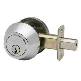 Db2410ps Copper Creek 878898002471 Single Cylinder Deadbolt Polished Stainless Key Lock