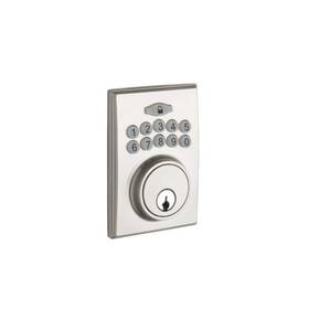 Dbf3410ss Copper Creek Square Electronic Keypad 4 Inch X2.75 Classic Satin Stainless Steel