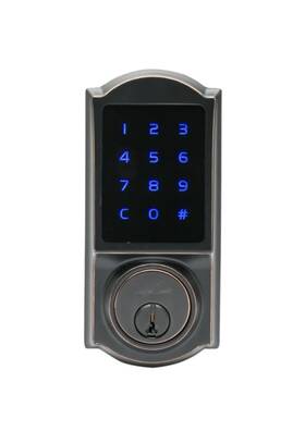 Dbzf3410tb Copper Creek Heritage Z Wave Smart Home Single Cylinder Electronic Deadbolt Tuscan Bronze