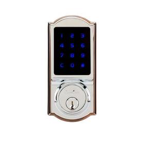 Dbzh3410ps Copper Creek Smart Home Electronic Deadbolt Single Cylinder Polished Stainless