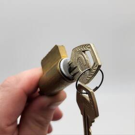 460r-us26d Corbin 460r Lock Cylinder Key In Knob 440 Series 60 Keyway Satin Chrome 6 Pin