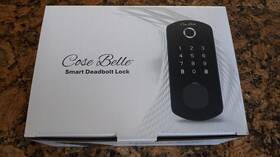 Af07b01 Cose Belle Smart Deadbolt Lock With Bluetooth Fingerprint/fob/key/code Entry - New
