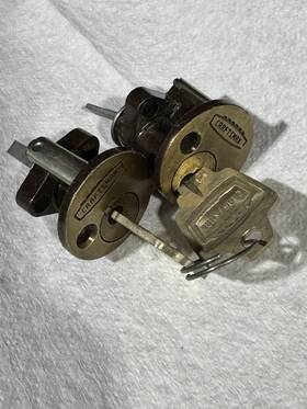 06396 Craftsman Key And Tumbler Set. Number 06396. Dead Bolt Door Lock