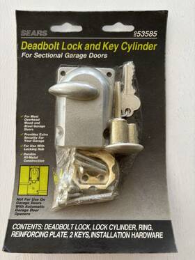 953585 Craftsman 53585 Vintage Sears Vertical Deadbolt Cylinder Key Lock Nos