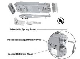 Crl8770s Crl 105 Degree Hold Open Adjustable Spring Power Overhead Concealed Door Closer