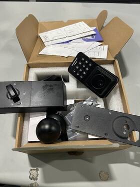 Cb5570 Cubona Keypad Deadbolt With Door Handle - Black