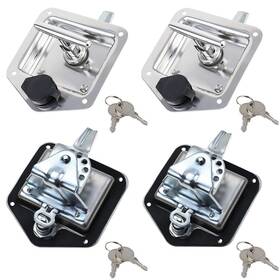 C989946z513 Czsmbt 4pcs Trailer Door Latch Rv Tool Box Lock With Gasket T-handle