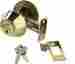 D09-d0060-605 Brass Accents Double Cylinder Deadbolt