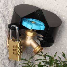 Dakekou 722542882806 Faucet Locks Outdoor Water Lock Made Of Metal Suitable For Black