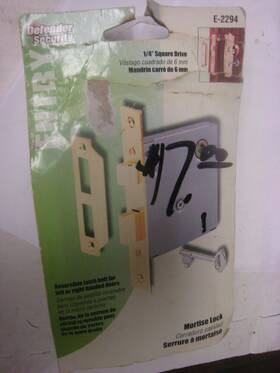 E2294 Defender Security Mortise Lock Entry And 2-skeleton Keys Only