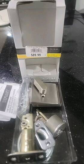 1007 Defiant 050134005204 Square Single Cylinder Deadbolt Satin Nickel 789 961 New In Box