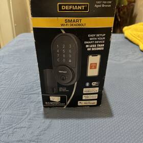 1007769036 Defiant New Smart Wifi Deadbolt With Bluetooth 1007 769 036 Aged Bronze