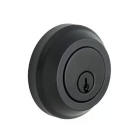 Defiant 313047982964 Low Profile Matte Black Single Cylinder Deadbolt