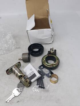 32da1xk2 Defiant Double Cylinder Deadbolt Lock Set Keyed Alike Brass Finish