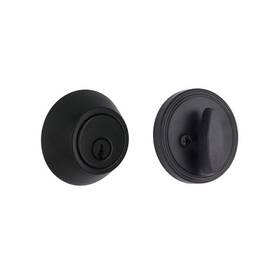32dlx91 Defiant Single Cylinder Deadbolt Matte Black Easy To Replace And Install