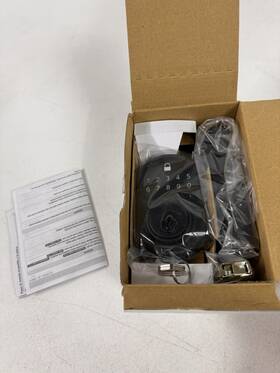 32gc7x9d01ahp Defiant Castle Compact Touch Electronic Deadbolt Matte Black Inch New