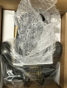 32myex7a7ab Defiant Electronic Single Cylinder Deadbolt With Naples Handle Combo Pack