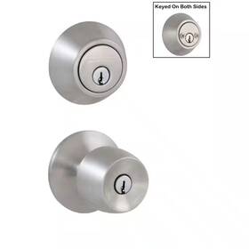 Defiant 445028029092 Brandywine Stainless Steel Combo Pack With Double Cylinder Deadbolt