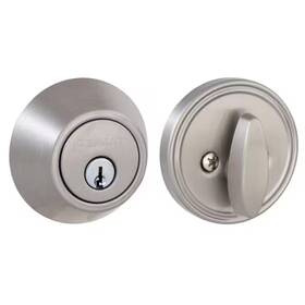 Defiant 705353510328 Satin Nickel Single Cylinder Deadbolt