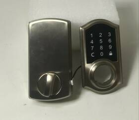 A22-wg040 Defiant Keypad Door Lock With Knob Missing Key And Instructions
