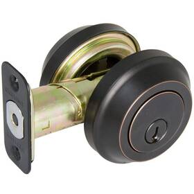 Dc1x72 Defiant Aged Bronze Low Profile Double Cylinder Deadbolt
