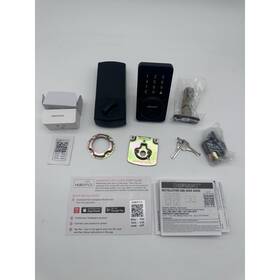 Hsgc9x9d01aj Defiant Matte Black Smart Wi-fi Deadbolt