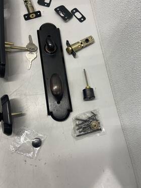 660800 Delaney Castille Single Cylinder Sancast Handle Set-660800
