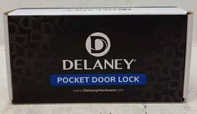 Delaney 694036420736 New Pocket Door Lock Set