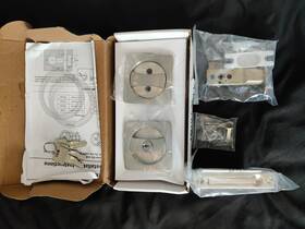 Delaney 694036973003 Satin Nickel Pocket Door Lock Assembly