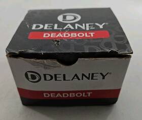 Bp206s-us19 Delaney - One Sided Full Bore Deadbolt Black